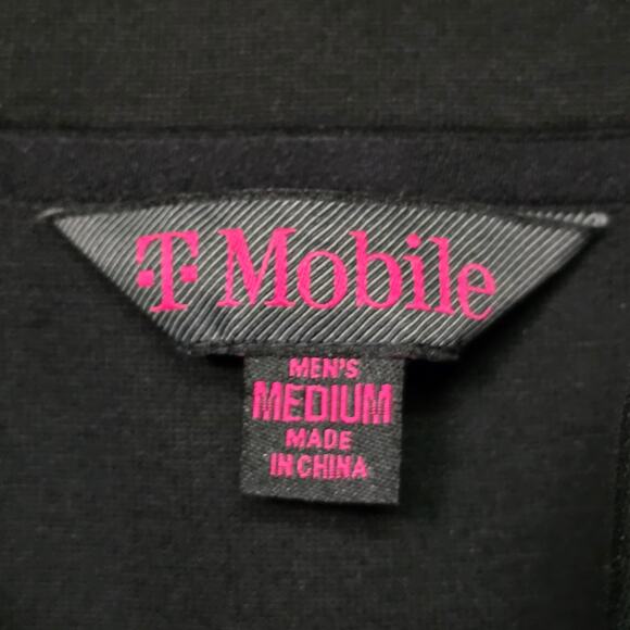 T-Mobile Jacket Men’s M Black Logo Full Zip Employee Tech - Picture 4 of 8